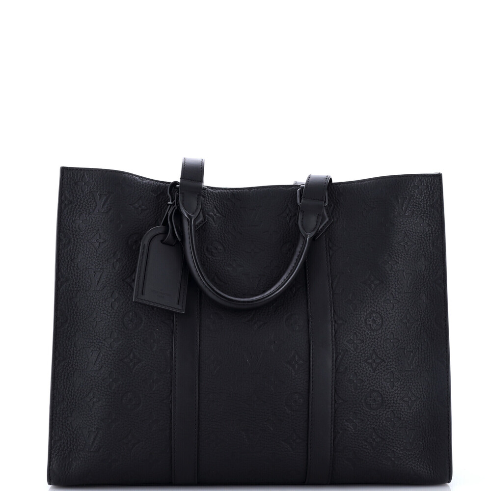 Louis Vuitton Sac Plat 24H Bag Monogram Taurillon Leather